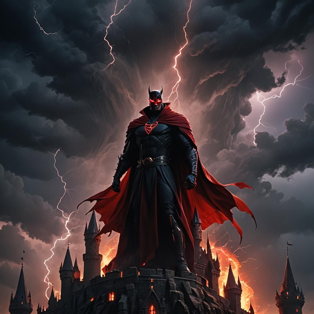 Epic Disney Villain in Cinematic Darkness