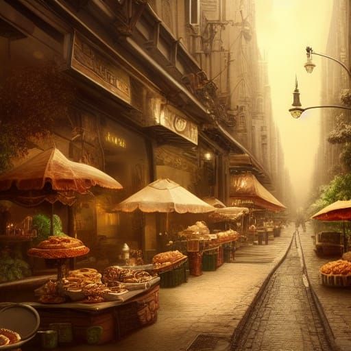Epic Cinematic Food Digital Matte Painting