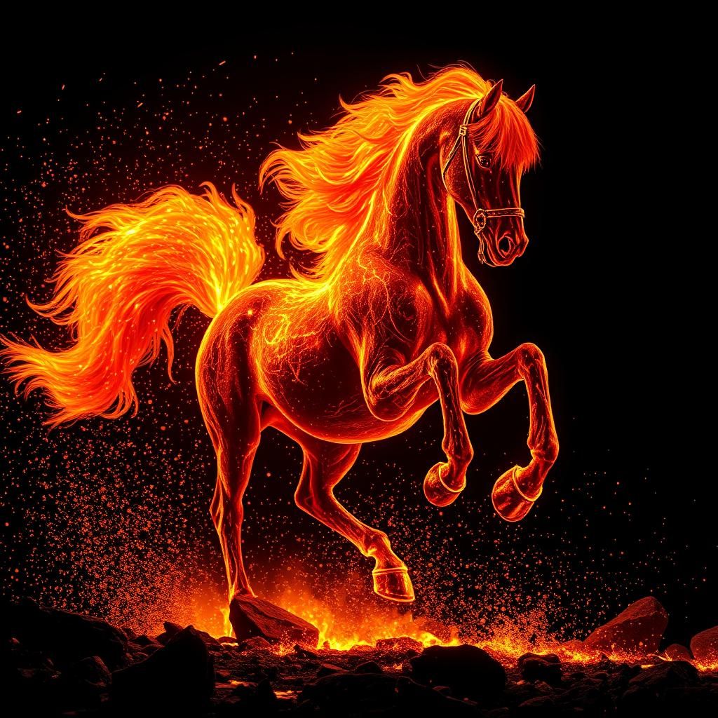 Molten Metal Horse