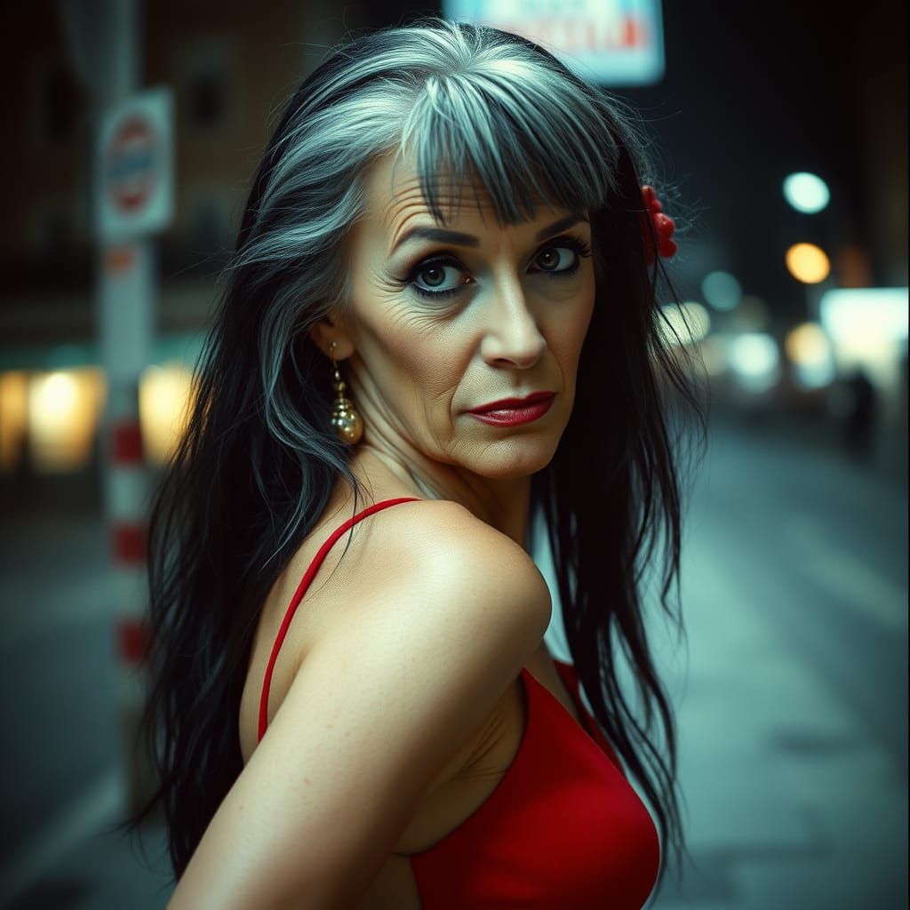 Vintage Glamour: 1960s Streetwalker Elegance