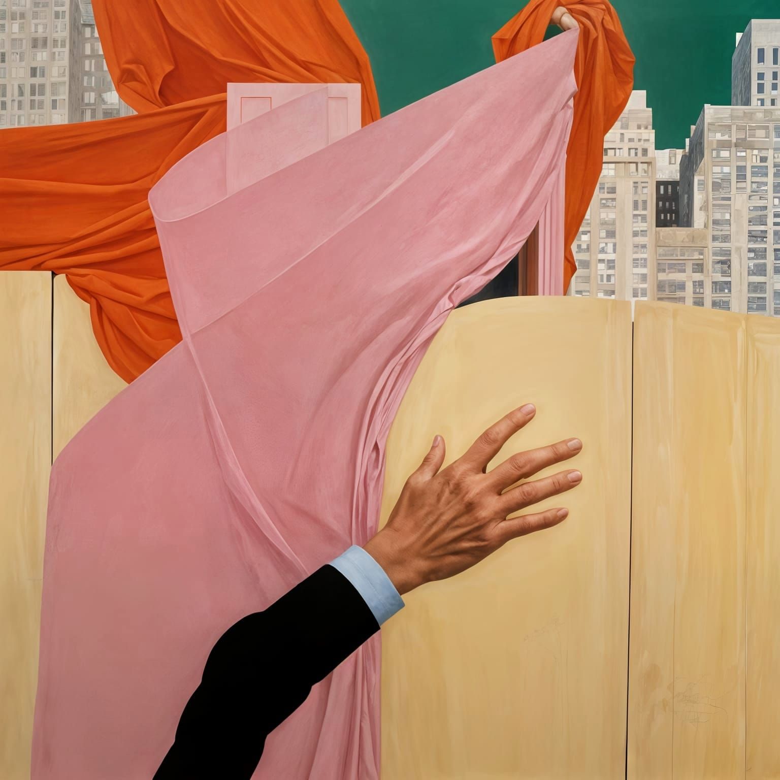 Artistic Gates in Vibrant Colors Inspired by Modern Masters