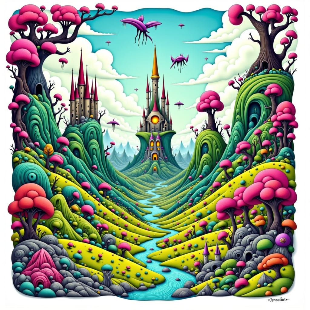 Whimsical Doodle Art Inspired by World of Warcraft