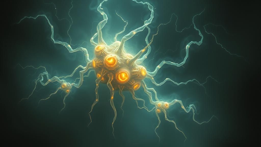 Ethereal Living Plasma in Haunting Light