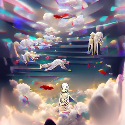 Afterlife Visualized by AI