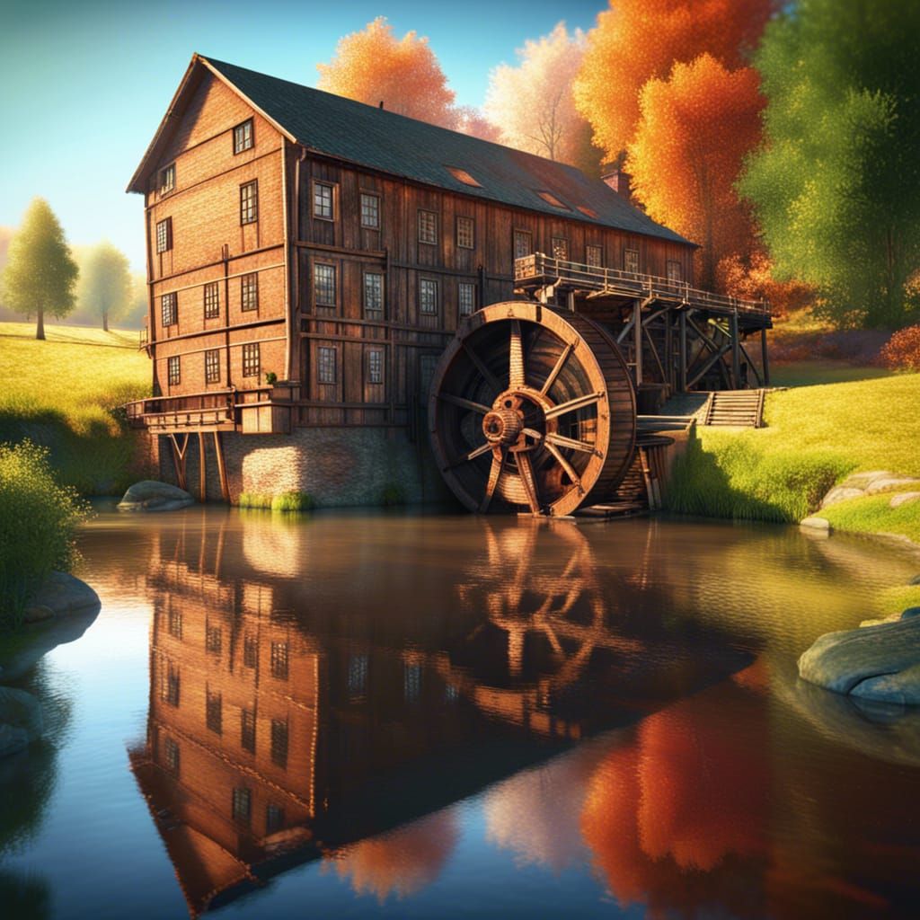 Hmmmm... I asked for a windmill on a farm. Not a water mill. LOL