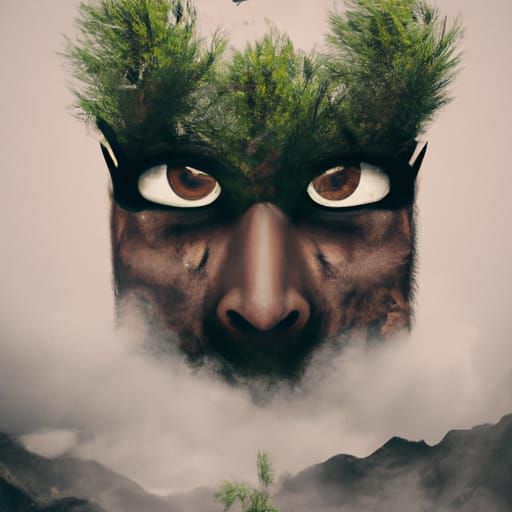 Fantastical Creation of Humans: Detailed Matte Painting