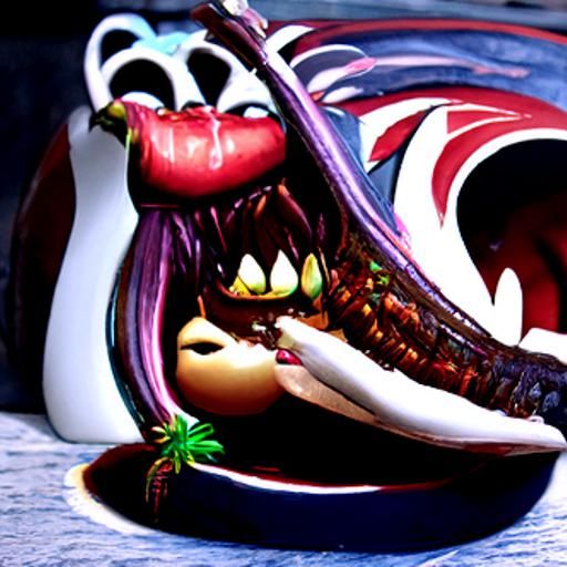 Cannibal Tiki Scene in Velvet Oil Style