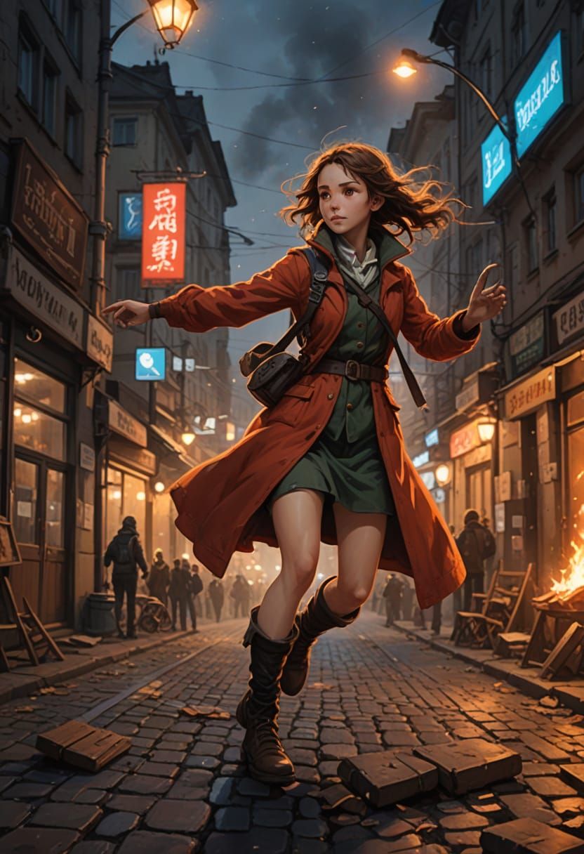 Seeking Revenge: A Dramatic AI Art Piece