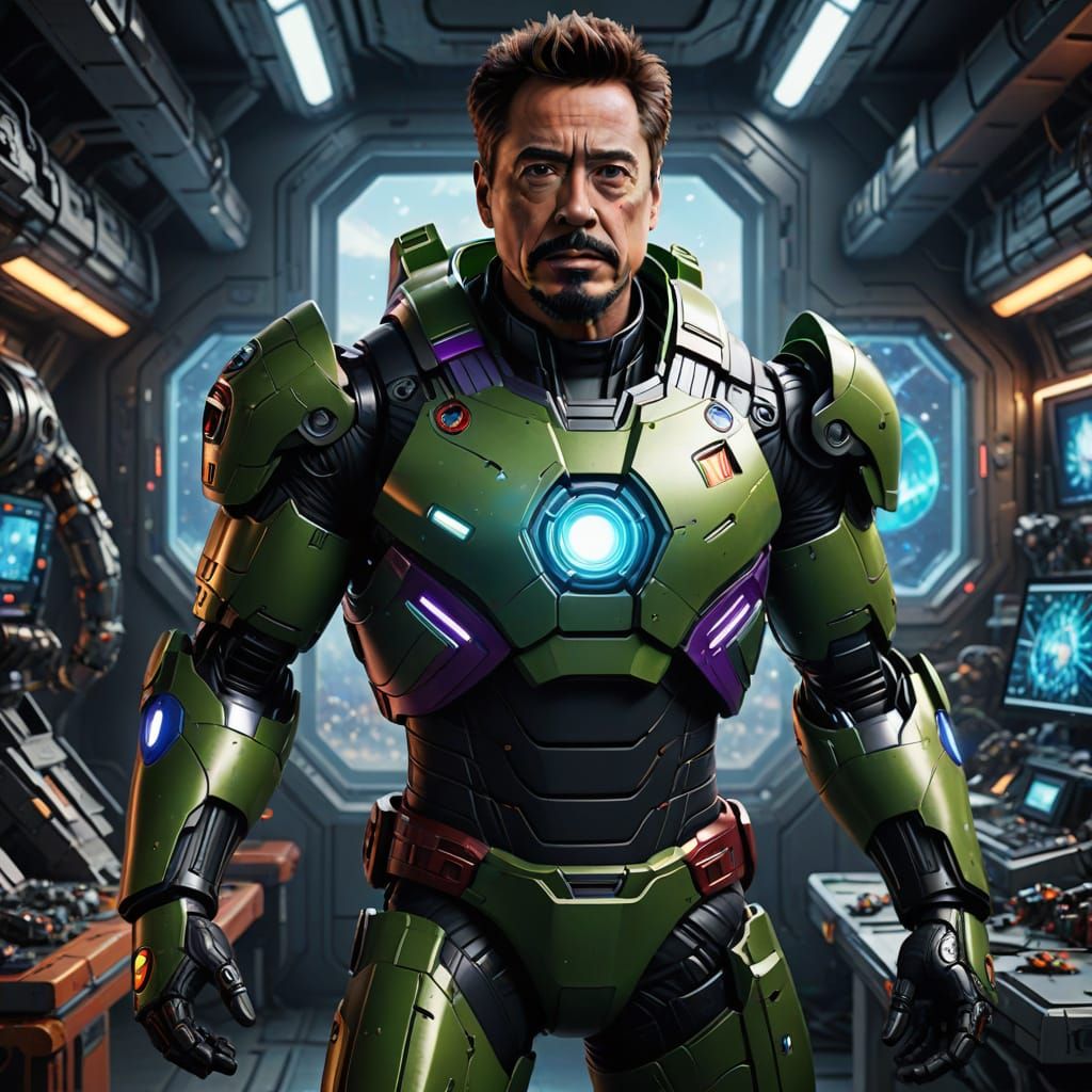 Tony Stark Designs a Cosmic Buzz Lightyear Suit in Stunning ...