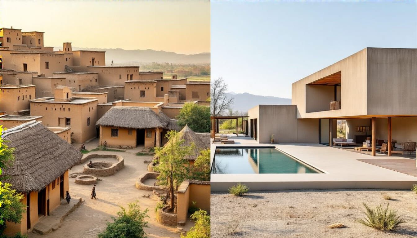 Precolonial Architecture Meets Modern Minimalism