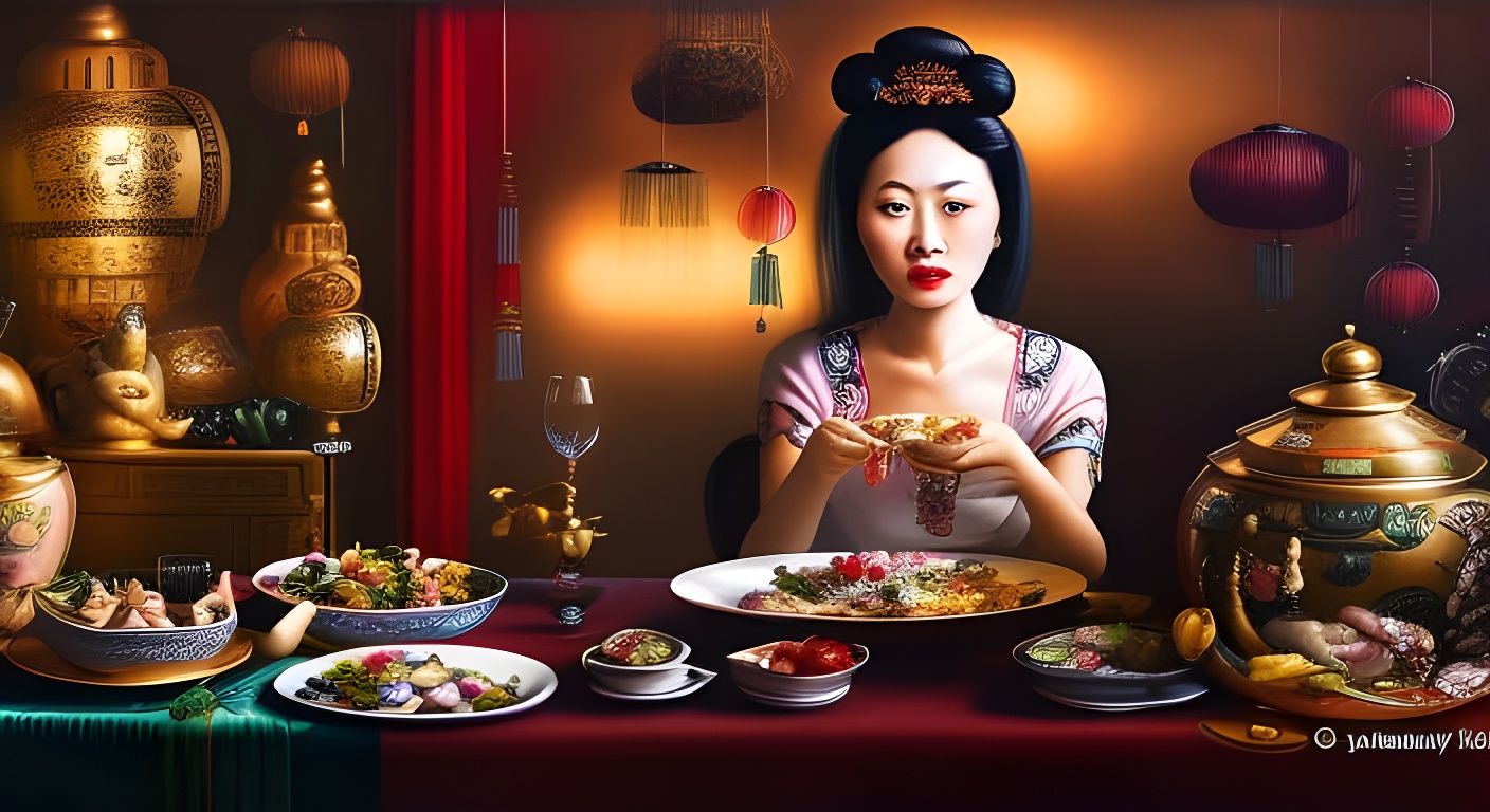 mmmhhh- Mukbang lady!