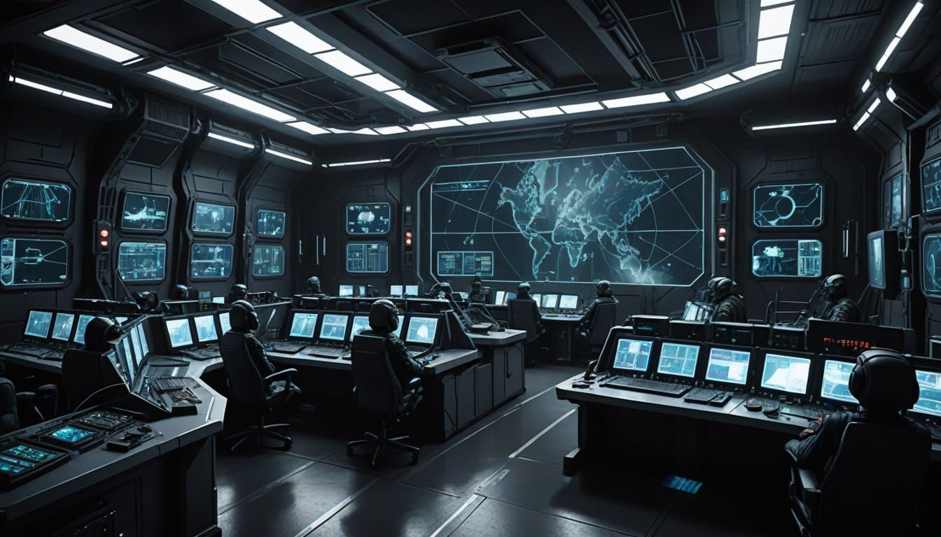 Hidden Electronic Warfare Station with MIB Agents