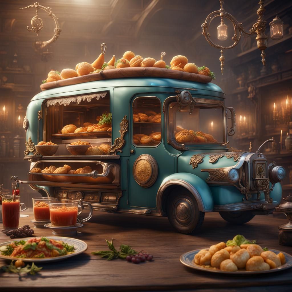 Automated Food Dispenser with Menu Projection