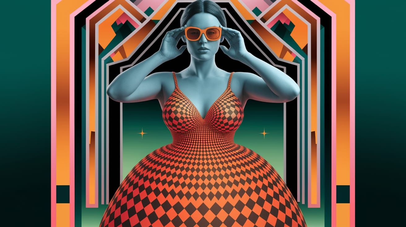 Surreal 3D Collage Portrait in Mixed Media