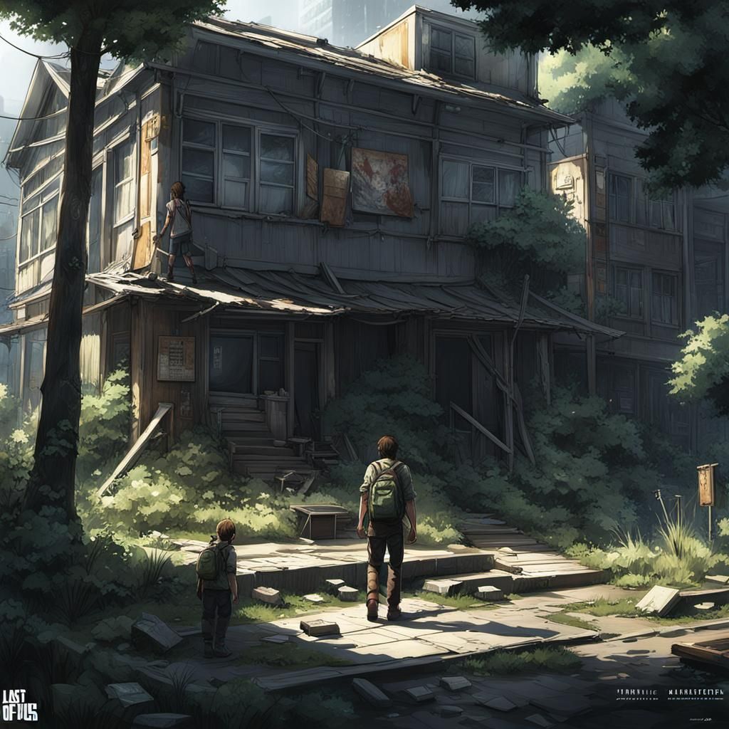 The Last of Us in 3D Anime Art