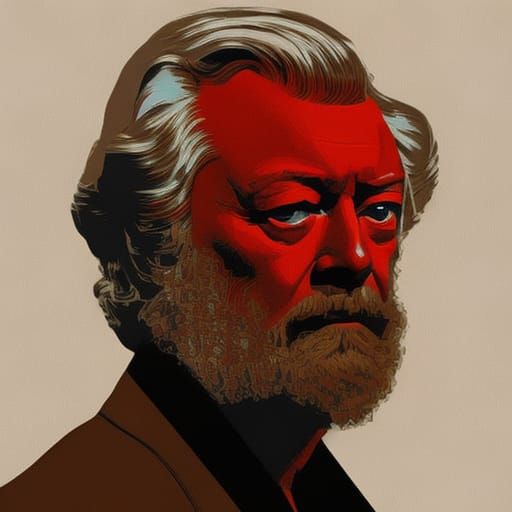 Michael Caine as Obi-Wan: Hyperrealistic Pop Art