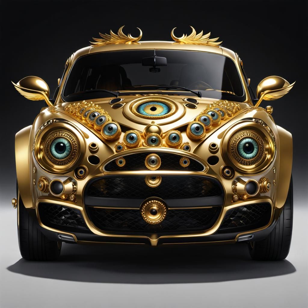 Biblically Accurate Ophanim in Hyperrealistic Style