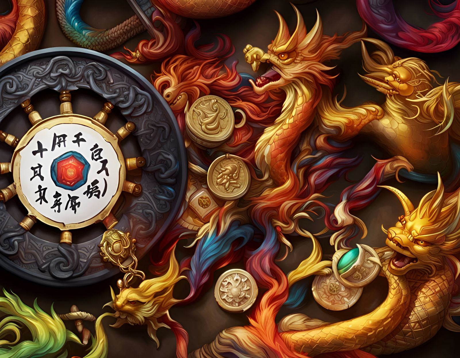 Hyperrealistic Martial Talismans Concept Art
