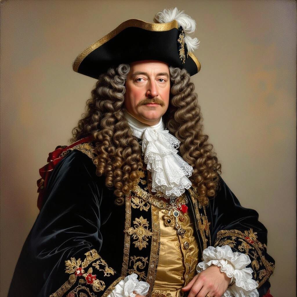 Lord Mayor Bludworth in Baroque Portrait Style