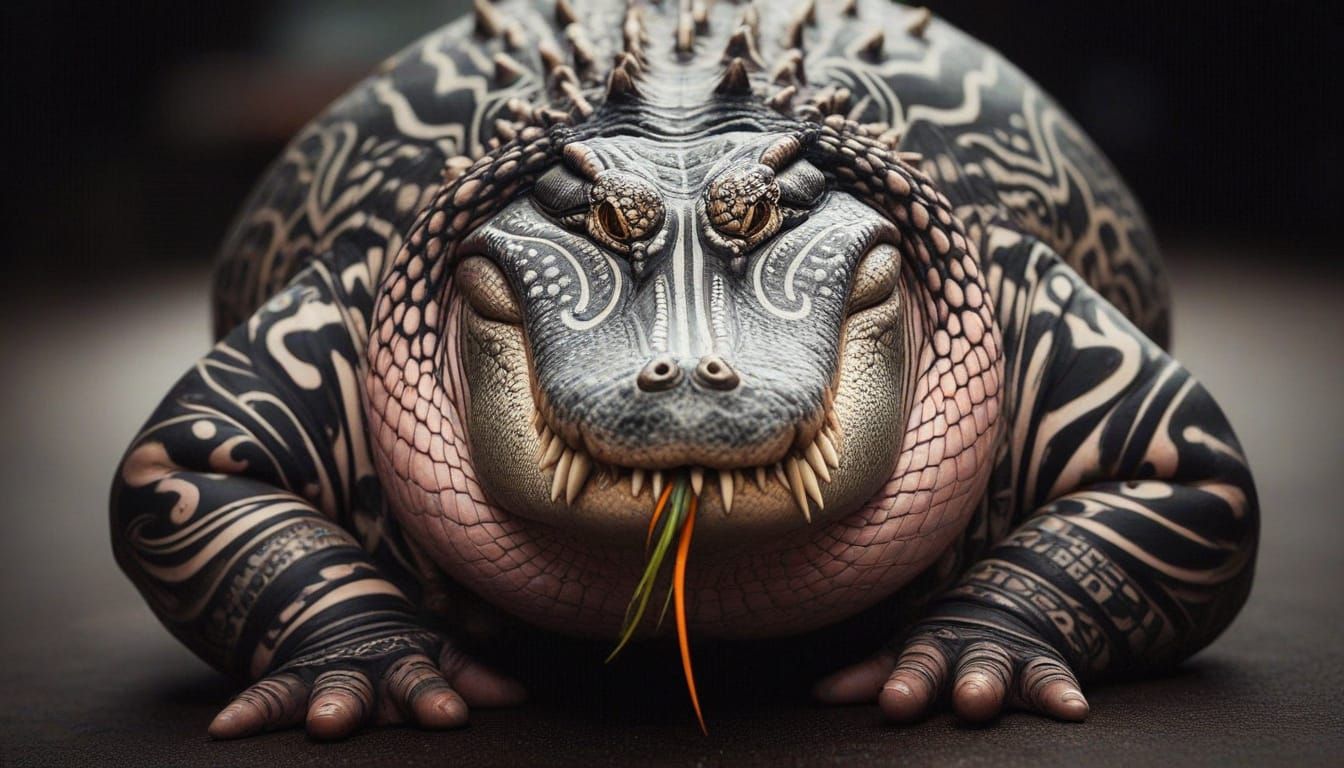 Mythic Legions Alligator Tattooist Shaman Photograph