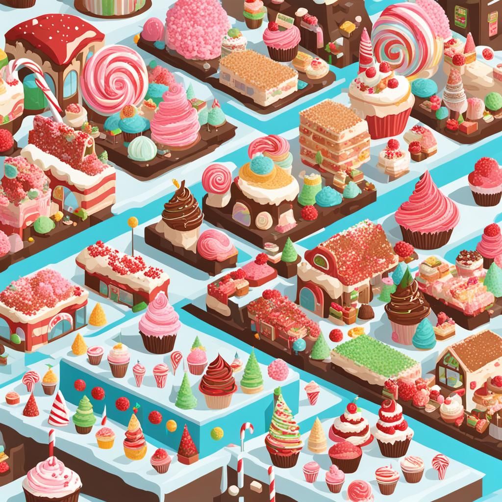 Dessert Metropolis: A City Made of Sweets