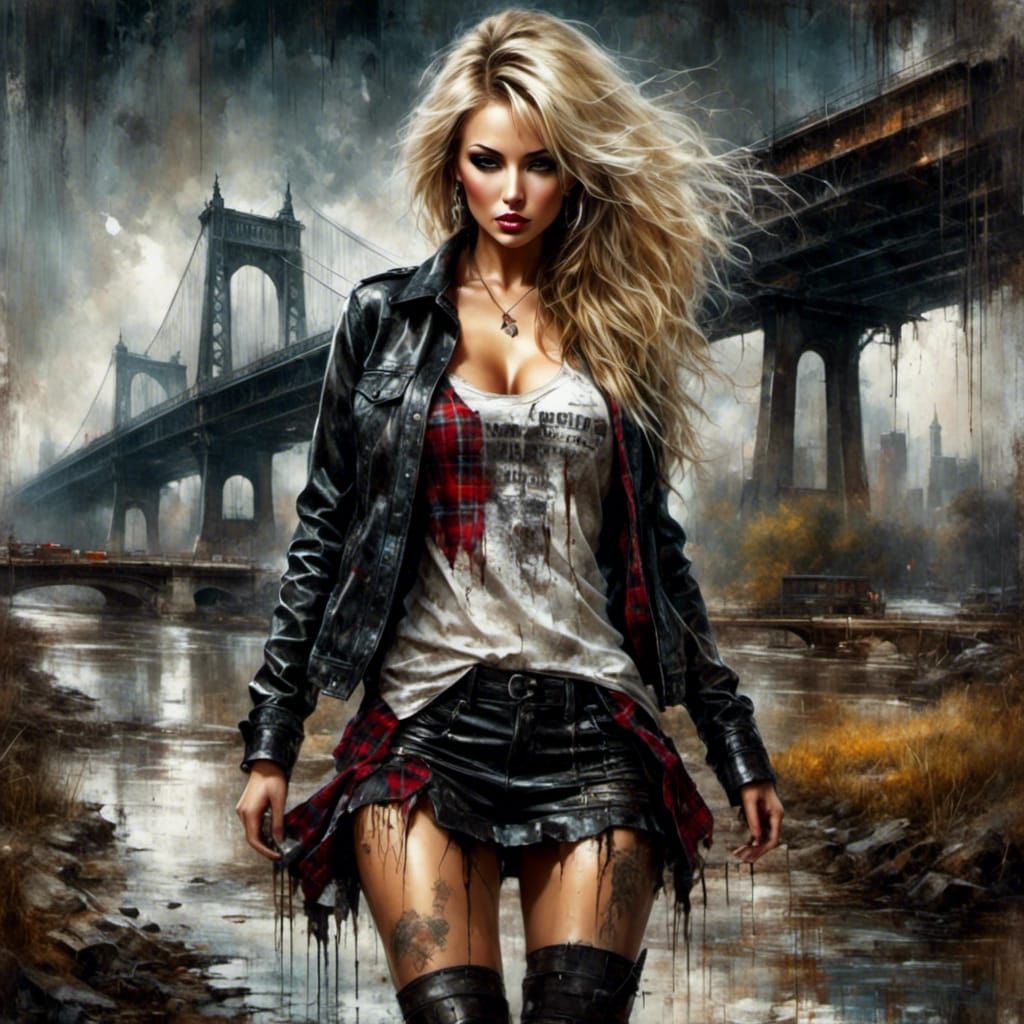 <lora:Grunge-Poster:1.0>  <lora:PrettyWomanStyle:1.0>