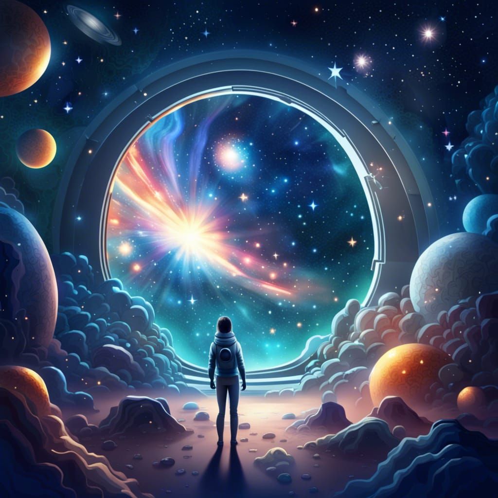 Mystical Space VR Until You Look Out the Window