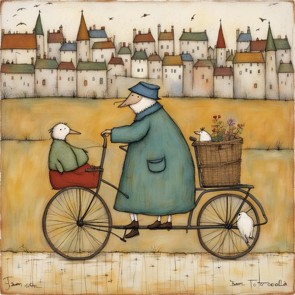 Charming Whimsical Illustration