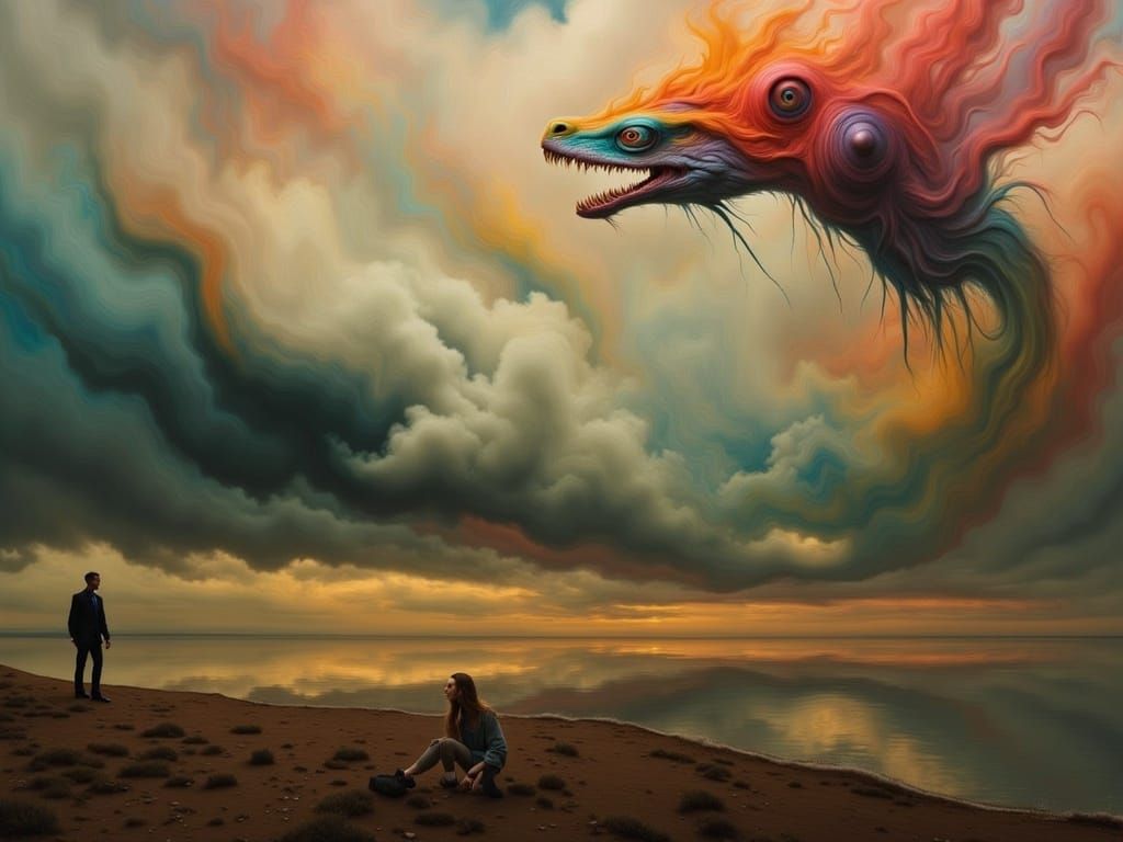 She's flirting with her...