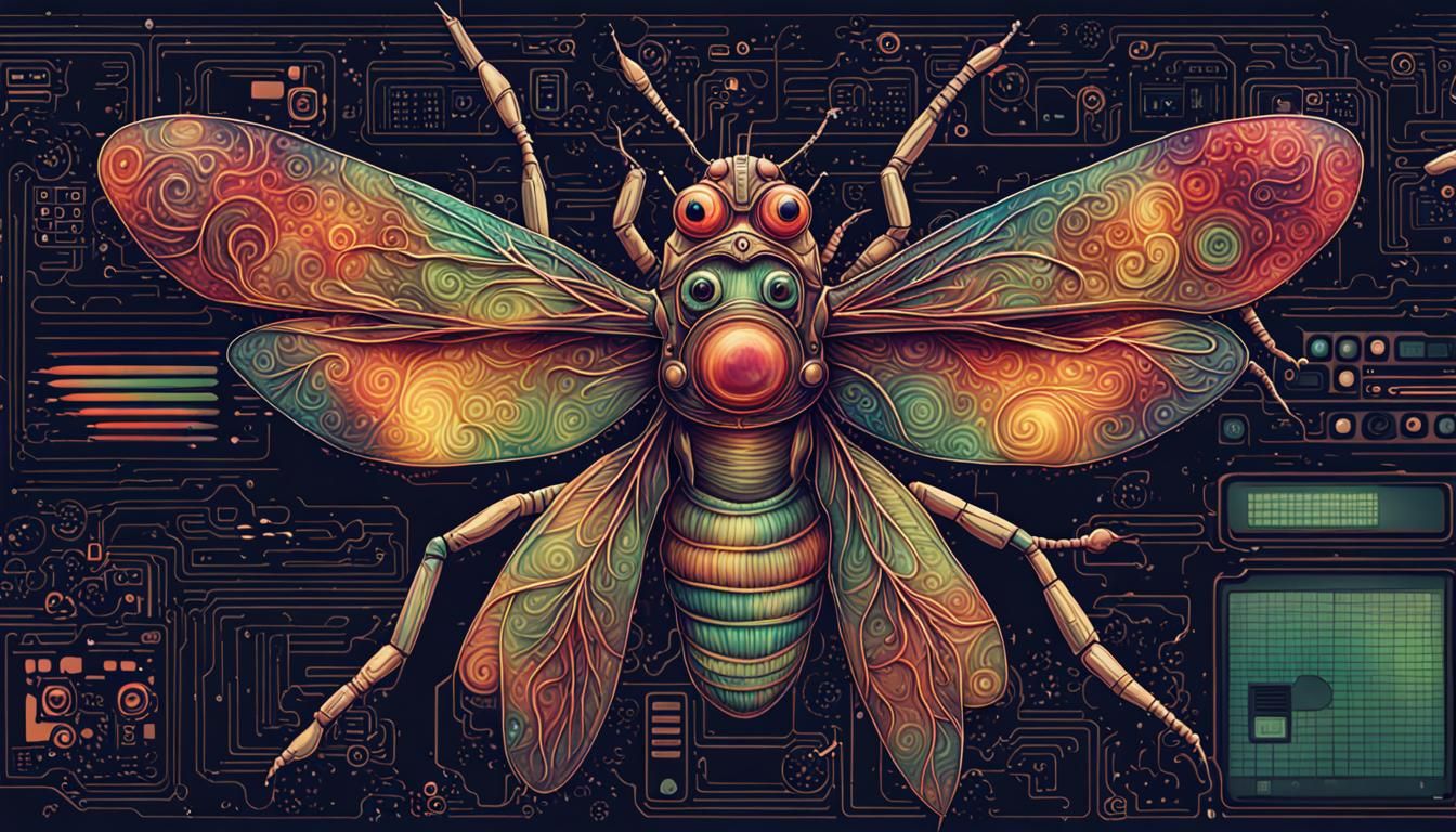 AI's Vivid Depiction of Computer Bug Fear