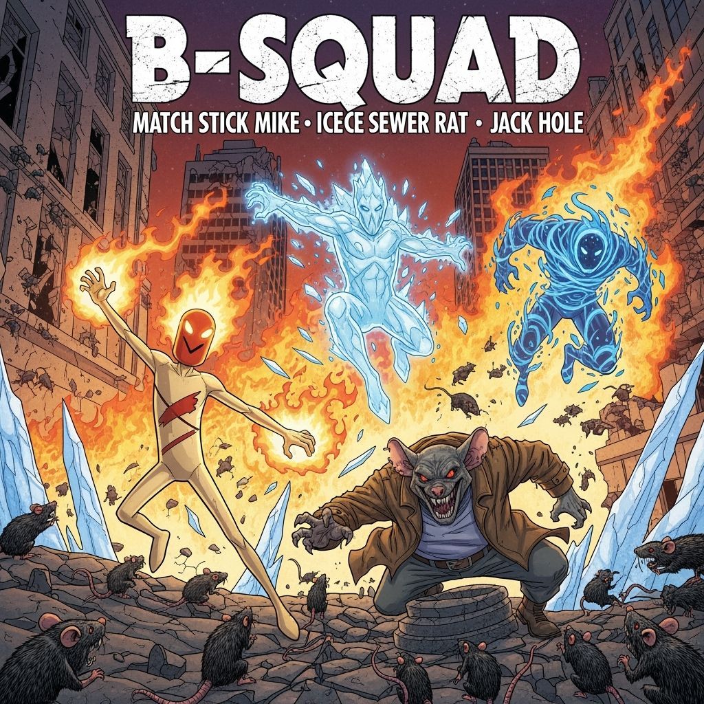 The B-Squad: Misfit Heroes in Comic Book Action
