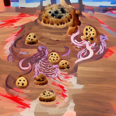 Eldritch Cookie Monster Horrorscape
