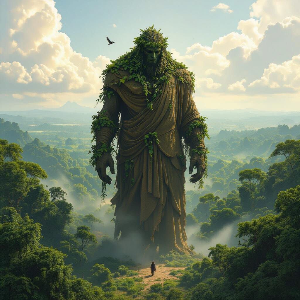 Colossal Jungle Giant Approaching Horizon