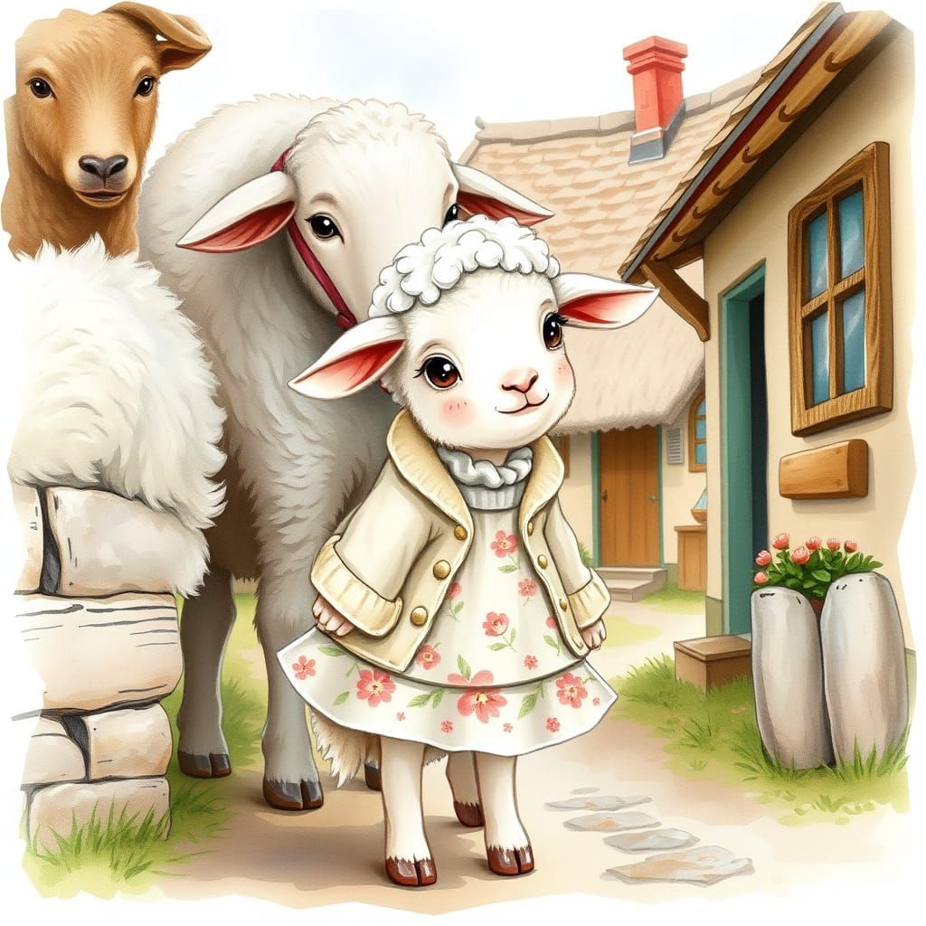 Lamb's First Day at Beatrix Potter School