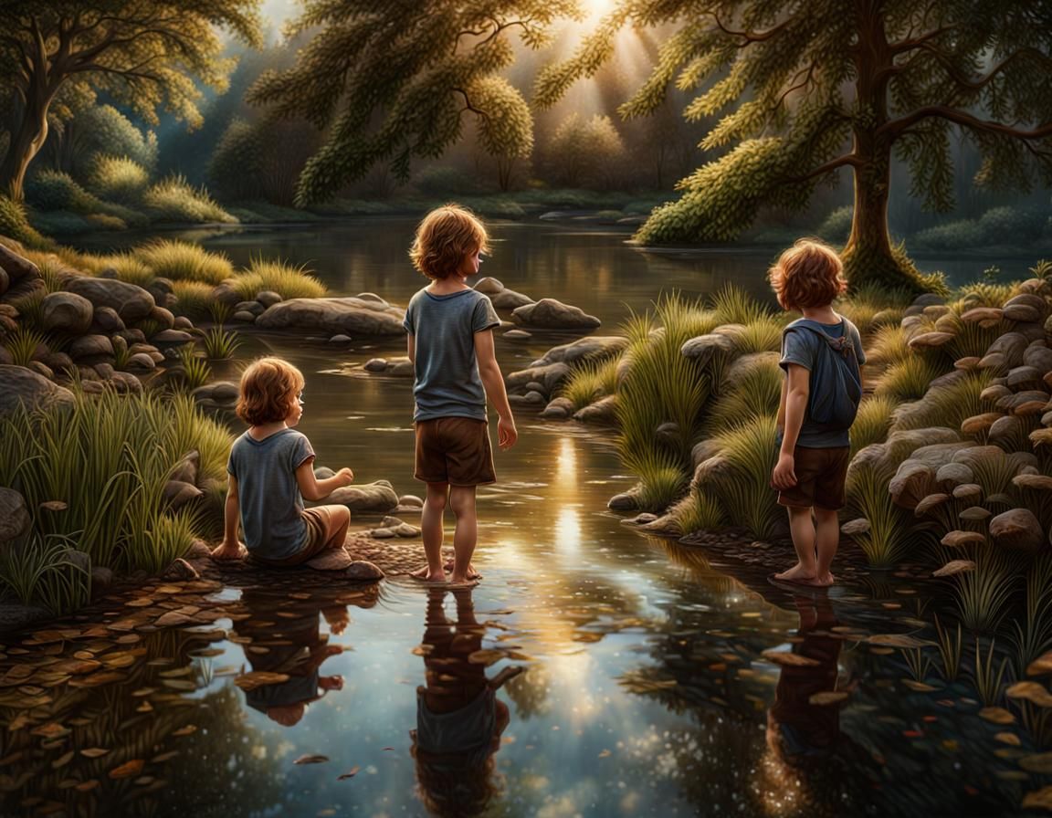 Siblings discovering