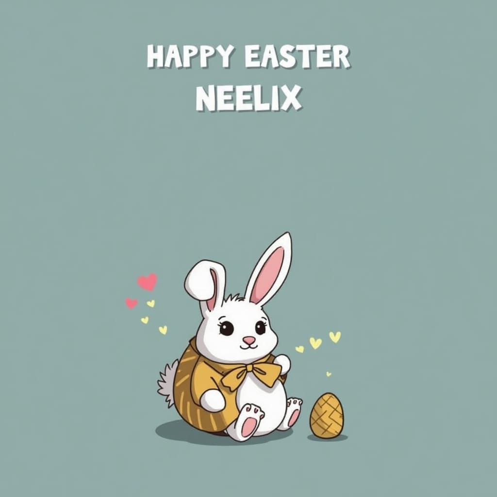"Happy Easter Neelix"🐰🐥🐑🐣🥚🎨☀️