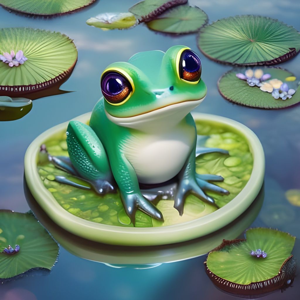 Hypnotizing frog of cuteness
