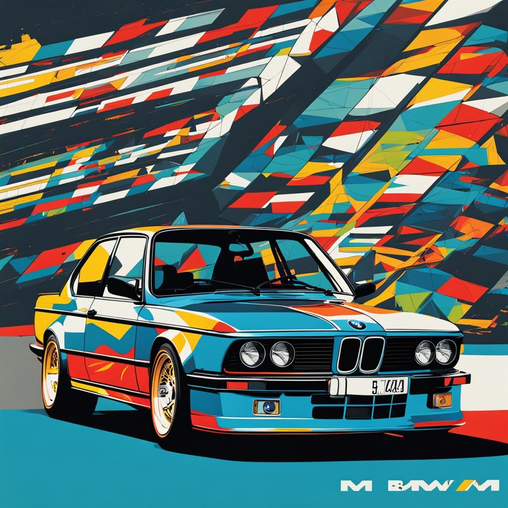 BMW M Series Pop Art Screen Print