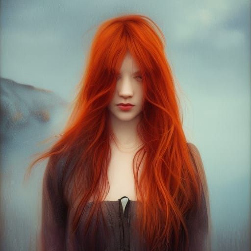 Ginger woman