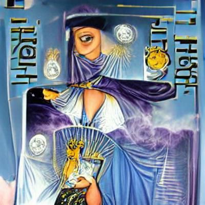 The High Priestess Tarot Card Illustration