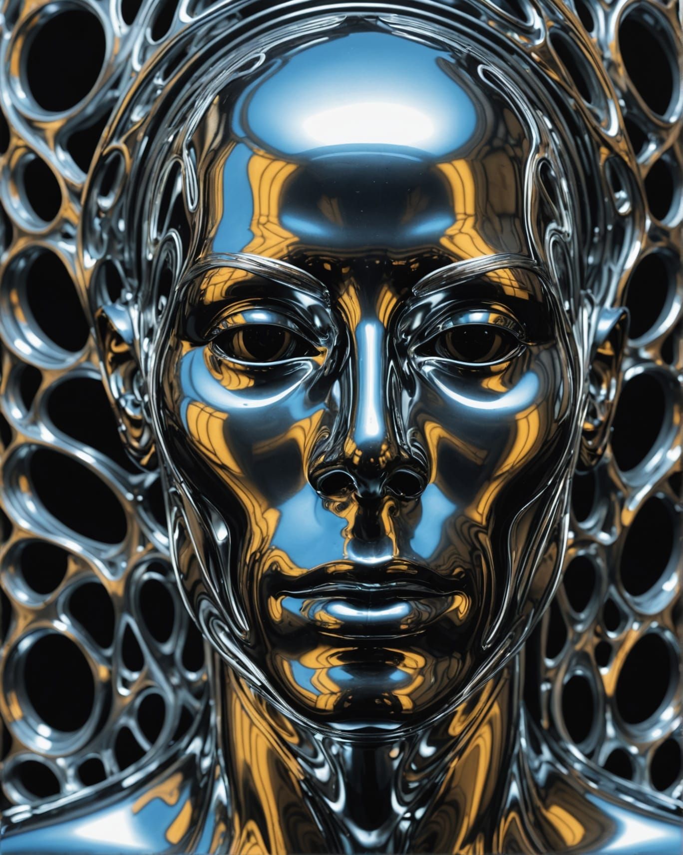 Mask Of Fluidic Metals (2)