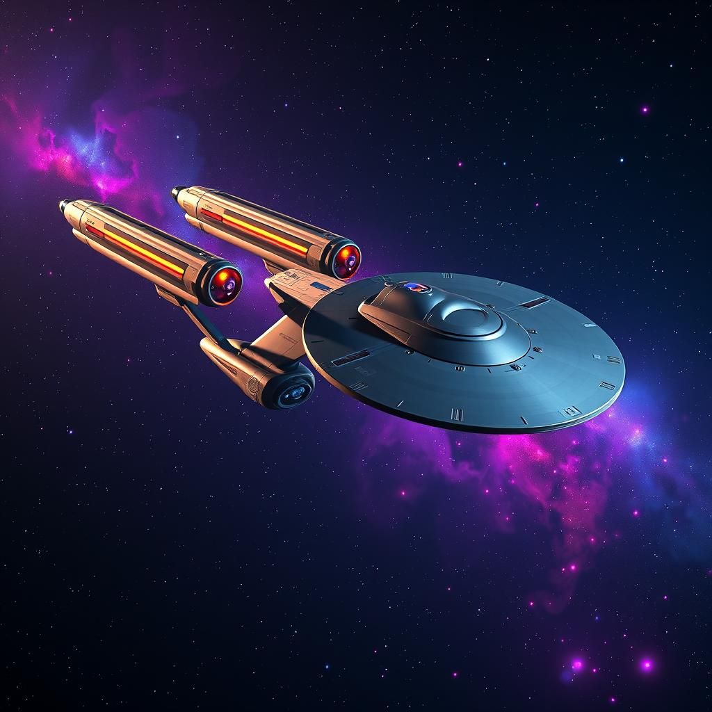 Majestic Merged Starship Concept Art