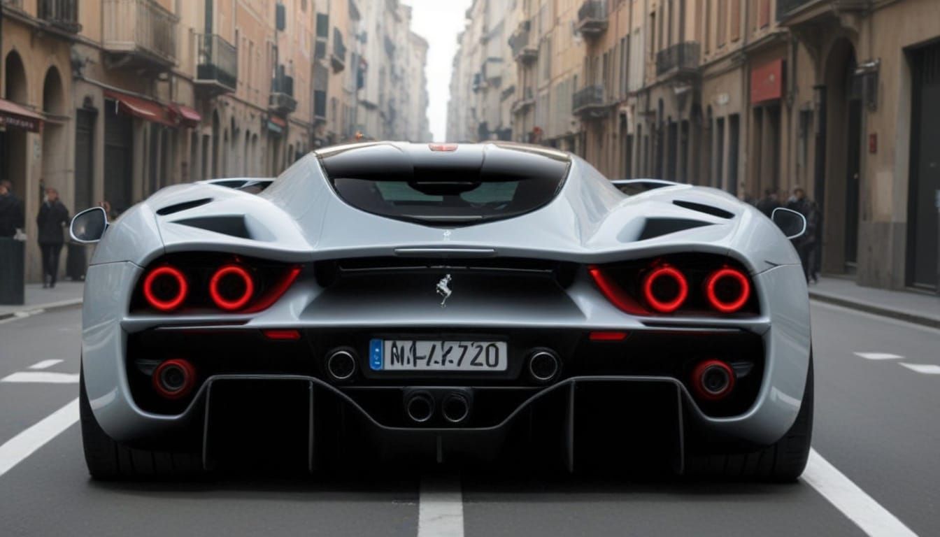 Futuristic Ferrari Concept Car Design