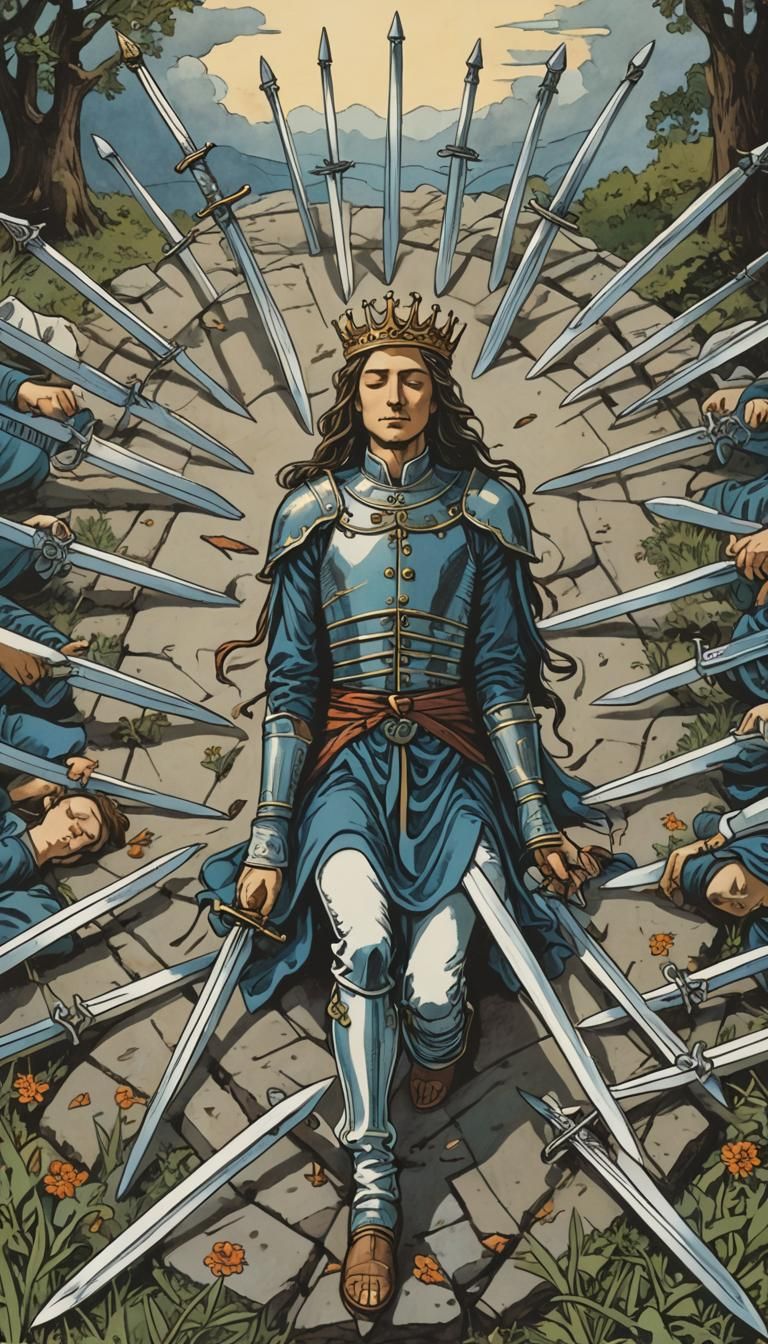 Ten of Swords Tarot Card: Acceptance