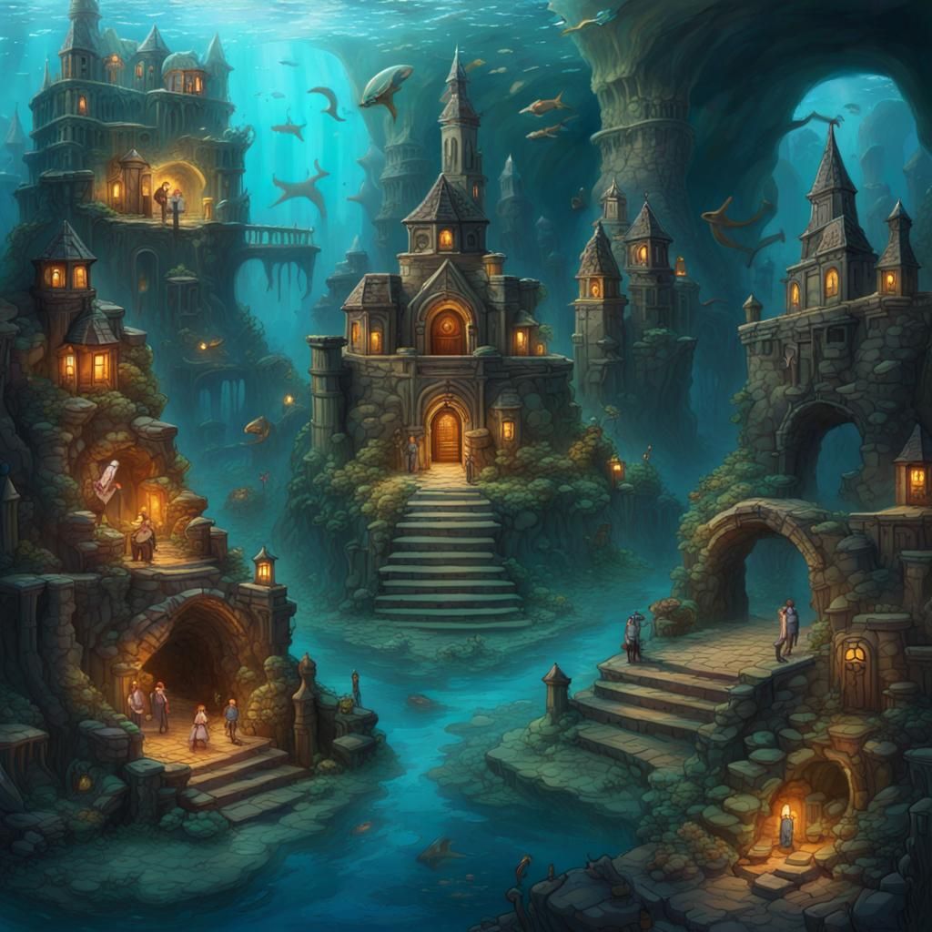 Vibrant Underwater RPG Overworld in Unreal Engine 5