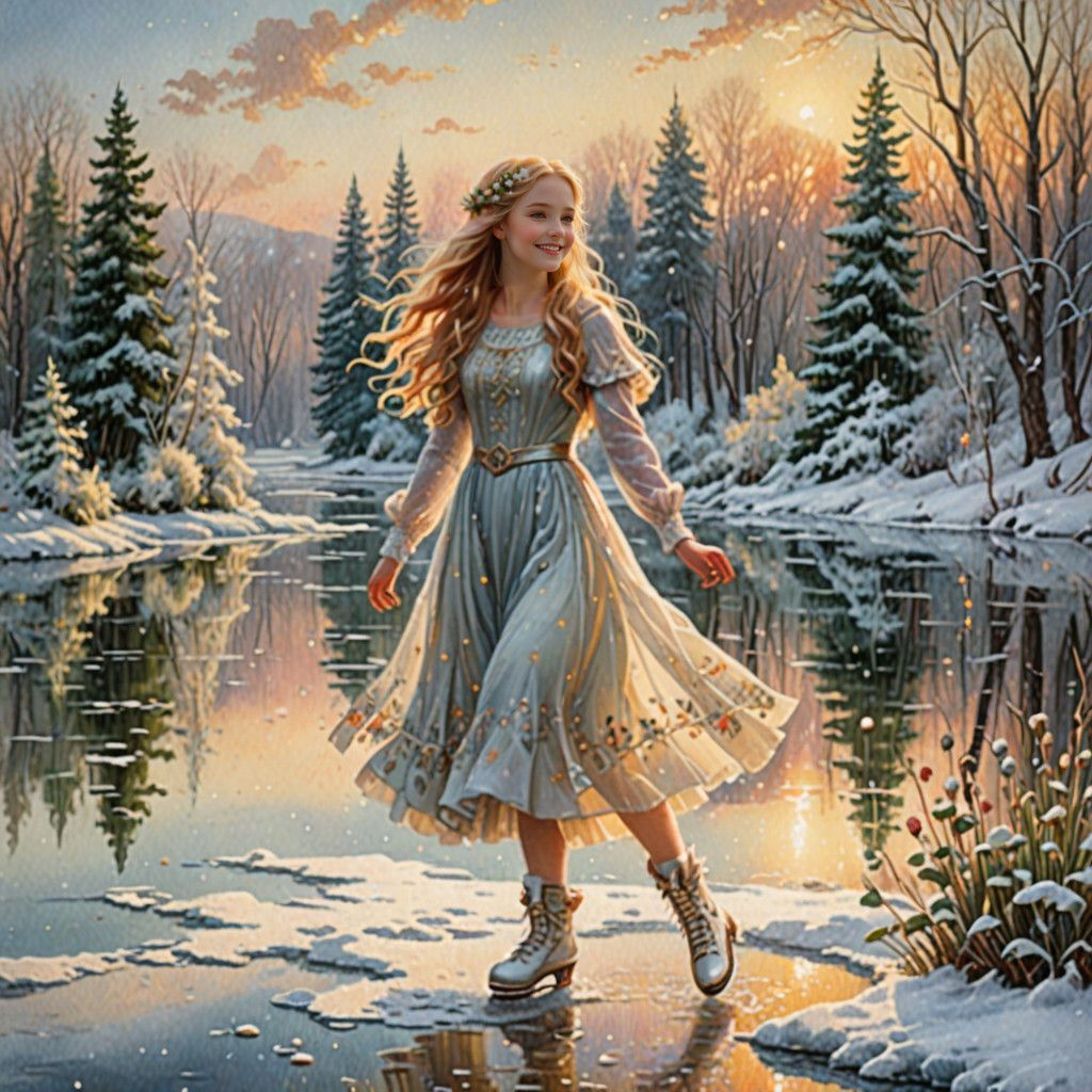 Skating in a Winter Wonderland