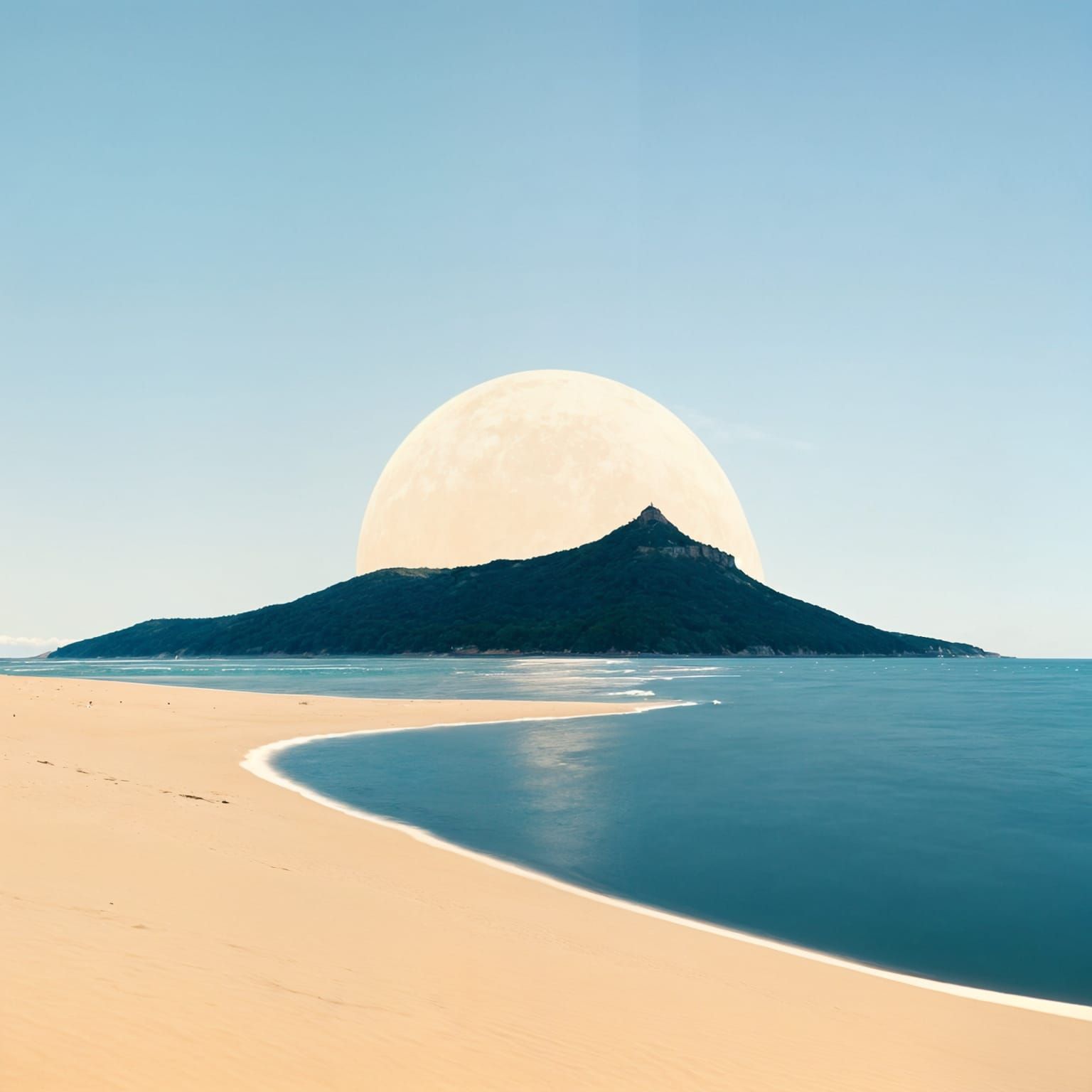 Soothing Color Palette in a Tranquil Nature Scene