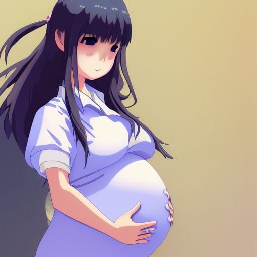 Anime Girl in School Uniform, Ghibli Style