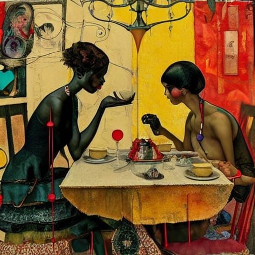 The tea party in a brothel