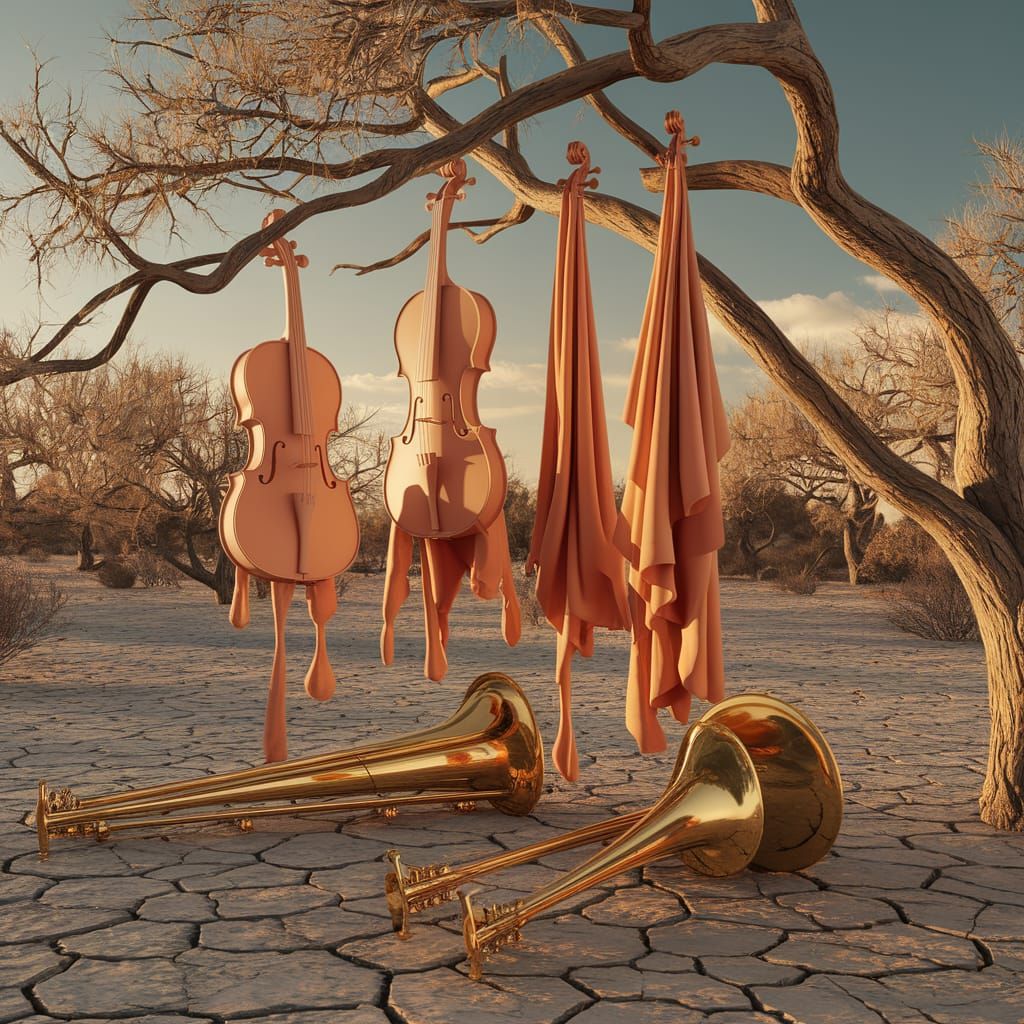 Cloth strings and brass